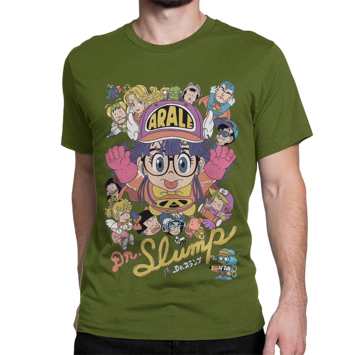 

Men Women s T-Shirt Arale Anime Cute Funny 100% Cotton Tee Shirt Short Sleeve Dr Slump T Shirts Crew Neck Tops Gift Idea 4XL