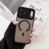 iPhone 17 Pro Max Solid Color Matte Photo Frame Case - Skin-Feel Protective Cover for Apple 14PM, 15PM, 16PM.