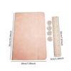 Crochet Knitting Progress Keeper Foldable Pattern Holder with Ruler for Hobby Knitting Accessories and Supplies