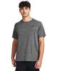 UA Tech™ Texturé T-shirt 100% Polyester Grey