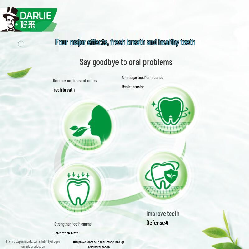 Darlie Tea Care Longjing Green Tea & Mint Fluoride Toothpaste Twin Pack