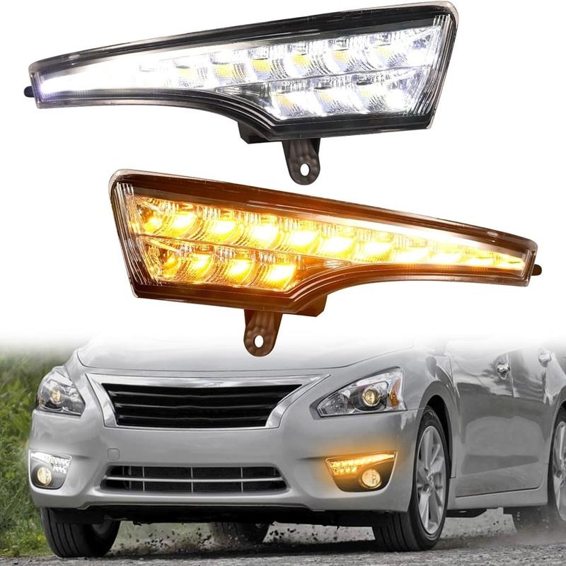 A28G-LED Daytime Running Light Turn Signal Accessories For Nissan Teana Altima 2013-2015 DRL Light Assembly