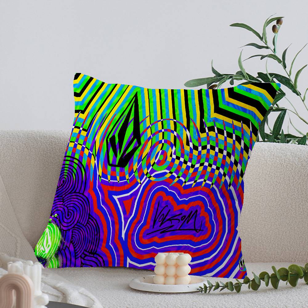 V-Volcom LOGO Personalized Pillow Cover Kids Bedroom Wild Party Decor Pillowcase kid Birthday shower Gift
