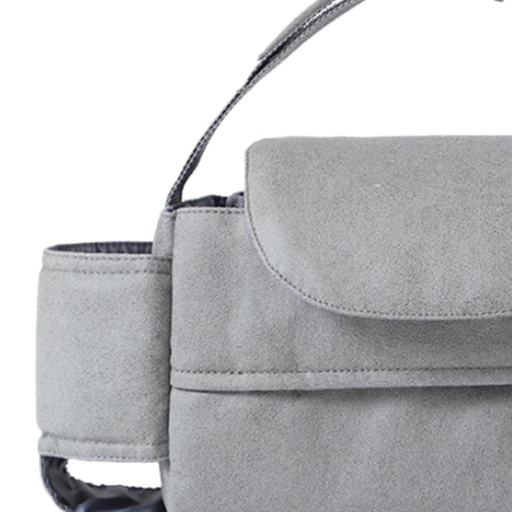 Baby Diaper Bag Diaper Organizer Pouch Easy To Install Portable with Cup Holder