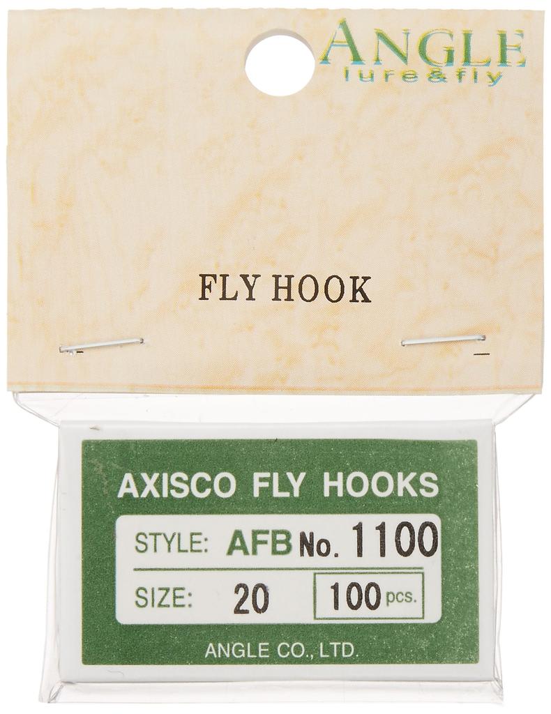 AXISCO Fly Hooks (100-Pack) AFB 1100-#20 Fishing Hooks
