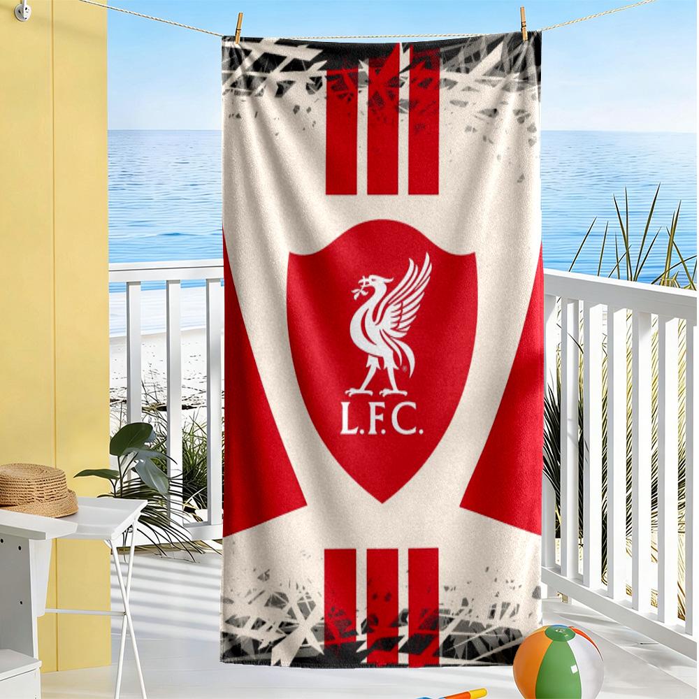 Liverpool Beach Towel High Absorbency Quick-Dry Comfortable Lightweight for Traveling Yoga Camping and Swimming