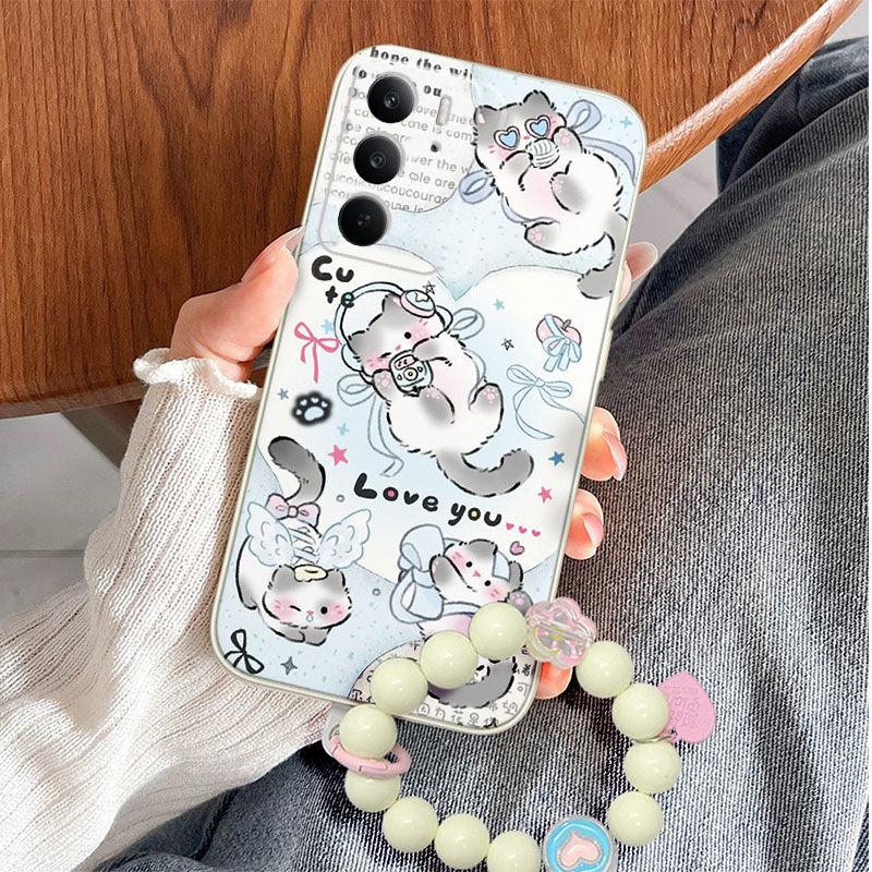 RealmeC75 5G Mobile Phone Case Dirt-resistant Explosion Niche Sweet Cute Simple