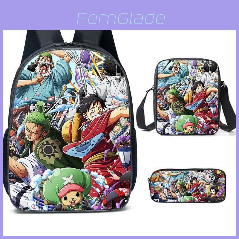 One Piece Backpack Set For Kids With Breathable Oxford Fabric And Cartoon Character Design For School Use