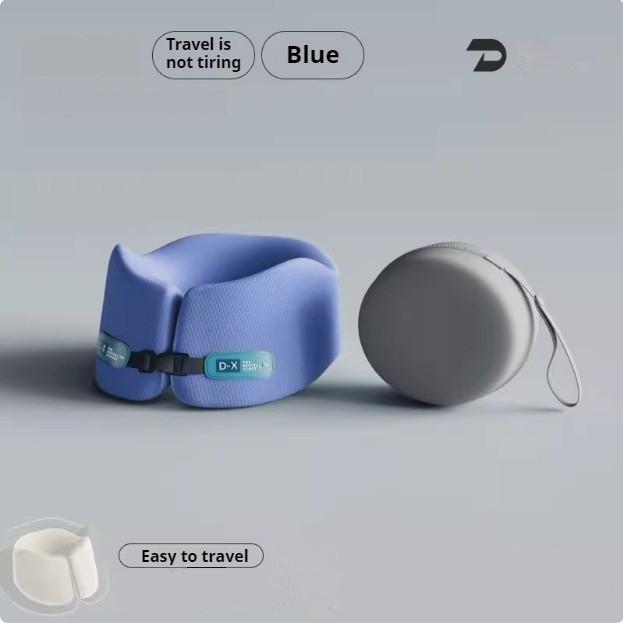 Travel Pillow U-Shape Pure Memory Foam Neck Pillow For Airplane Office Nap Cervical Pillows Flight Sleeping Head Neck Support