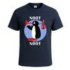 New noot noot pingu cotton graphic tees mens tshirt gift party novelty top tee