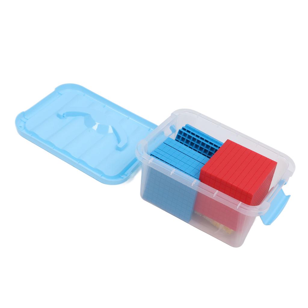 Base Ten Blocks Classroom Set for Kids Math Interactive Hands On Base Ten Blocks Learning Tools