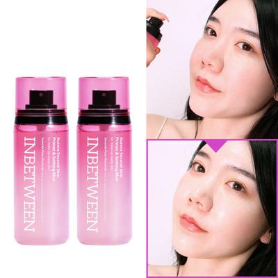 Inbetween Aurora Makeup Adhering Fixer Mist 82 ml, 2 pz.