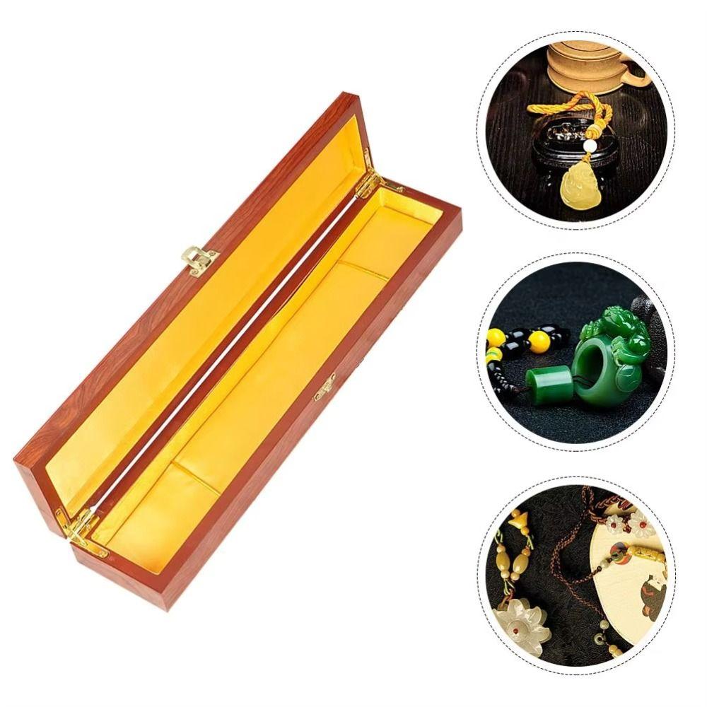 Retro Jewelry Display Box Storage Box Vintage Trinket Case 35cm Jewelry Packaging Box  Living Room