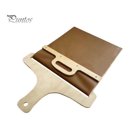 

Скользящая лопатка для пиццы с деревянной ручкой, антипригарная ткань, духовка, лопатка для пиццы, съемный многофункциональный слайдер для пиццы, кухонные гаджеты A