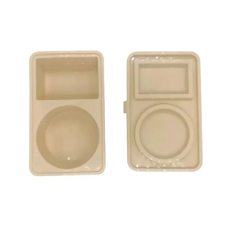 

Double Compartment Silicone Containers - Leak-Proof Bento Box for Snacks, Salad Dressing & Meal Prep, Reusable & Dishwasher Safe темные хаки