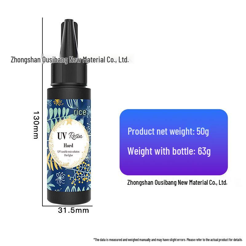 High Transmittance UV Glue for DIY Jewelry, Flowers, Quicksand, Mahjong, and Epoxy Sealing