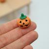 10Pcs Cute Pumpkin Decoration Halloween Micro Landscape Miniature Figurines Resin Craft Mini Fairy Garden Ornaments
