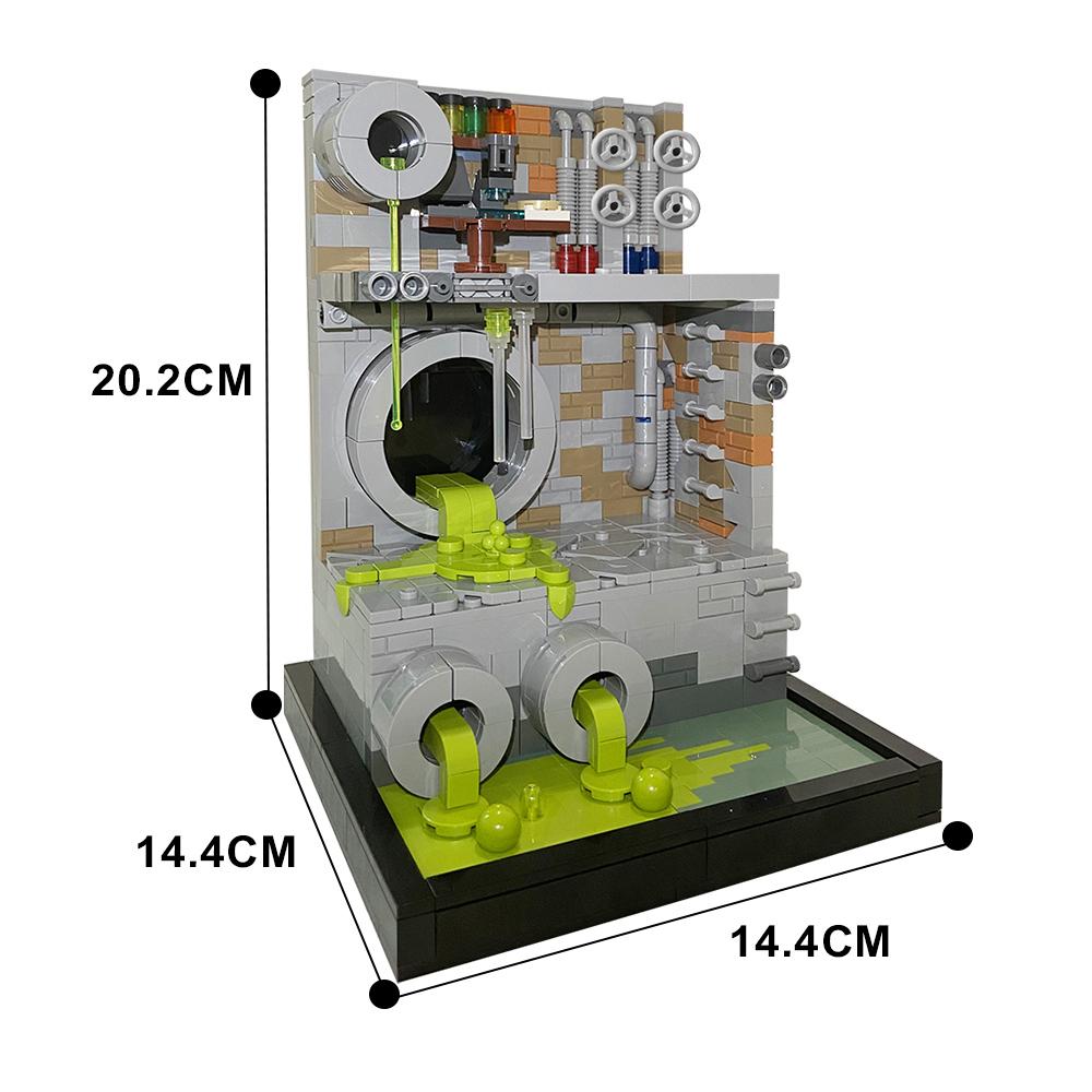 Turtle Sewer and Van Party Wagon Building Blocks Movies Model Toys Bricks Sets of Gift for Kids Adult