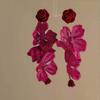 Delicate Red Flower Drop Earrings for Women Girls Fashion Petal Tassel Long Earrings Temperament Wedding Jewelry Accessories