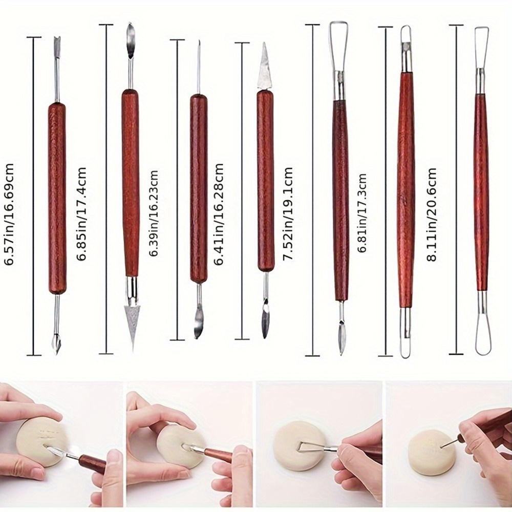 Pottery Tools 19 Sets of Clay Sculpture Carving Knife Pottery Repair Stone Sewing Clay Diy Tools