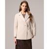 Sishuinianhua Women's Simple Elegant Short Wool Coat