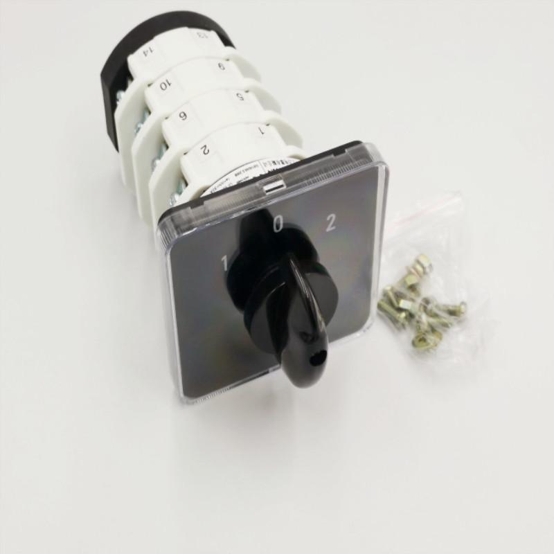 690V 32A 16 Terminals 3 Positions (1-0-2) On-Off-On Rotary Cam Changeover Switch SZL9-32/D1050.4