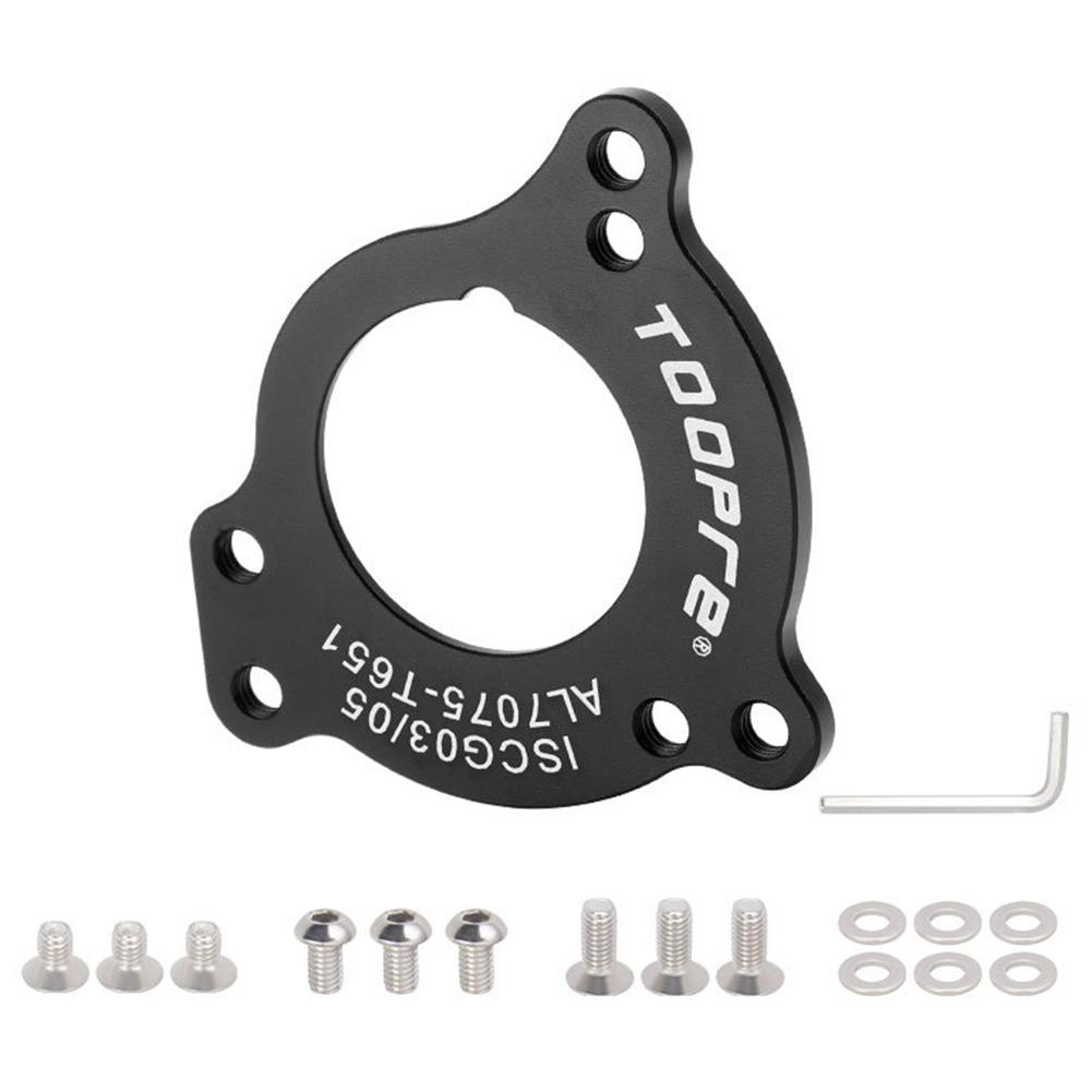 MTB Mountain Bike Chain Guide with Screws Bottom Bracket Plate Conversion Bottom Bracket Conversion Adapter for ISCG03 ISCG05