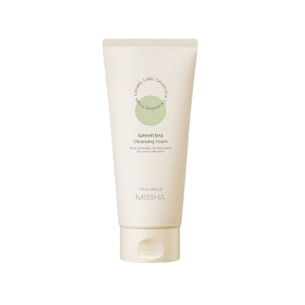 

MISSHA Creamy Latte Cleansing Foam Green Tea Deep Cleansing & Refreshing Face Wash 172ml