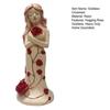 Hugging Rose Goddess Statue Resin Red Rose Girl Figurine Sculpture Home Office Desktop Bookshelf Decoration Ornament