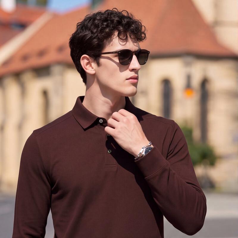 Antonio Men's Long Sleeve Polo Shirt