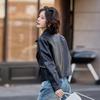 Spring new leather jacket women's short motorcycle clothing casual small leather spring and autumn leather jacket