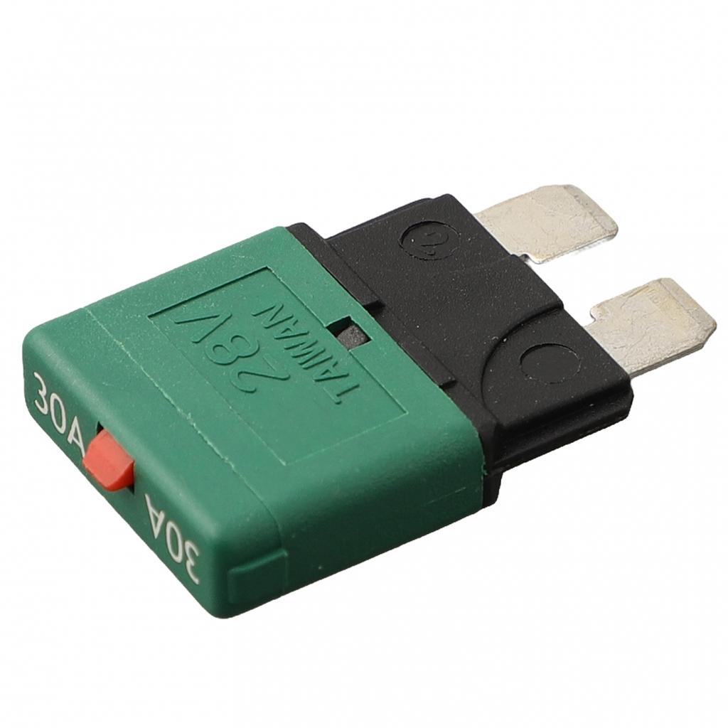 Rücksetzbarer Sicherungsautomat Flachsicherung Neu 12V+24V Rücksetzbar 5-30A Marine Automatik
