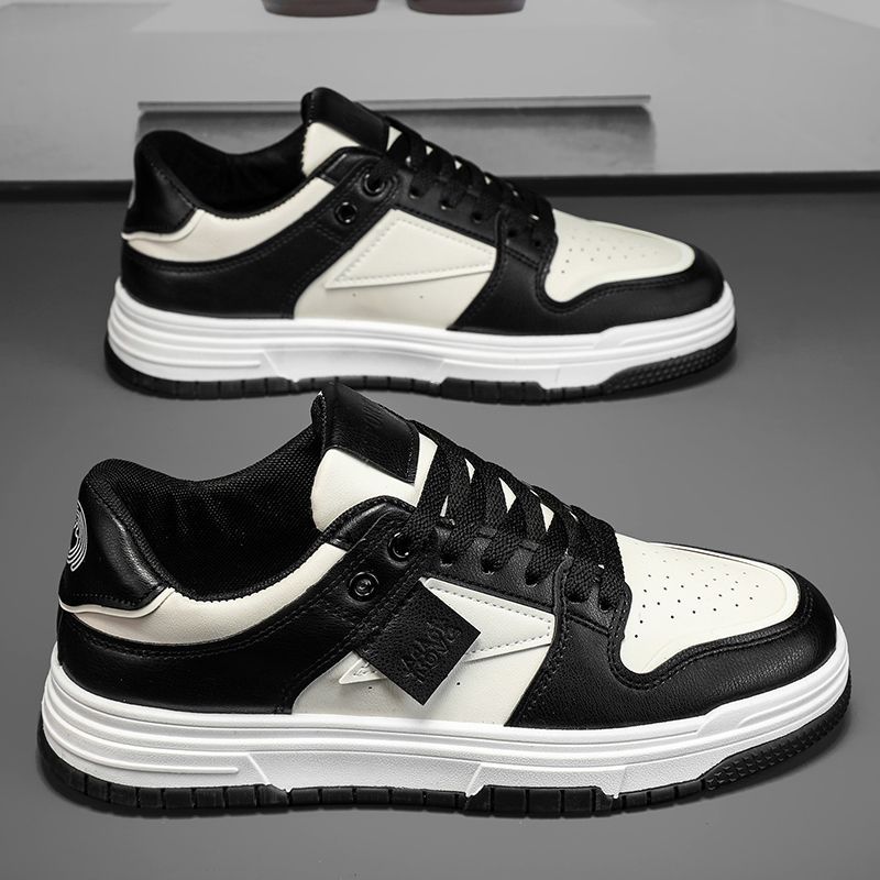 

Летние кроссовки для скейтбординга, мужские повседневные модные туфли, модный бренд, черно-белая панда, нишевый дизайн, скейтборд, ультралегкие, толстая подошва, данк 39