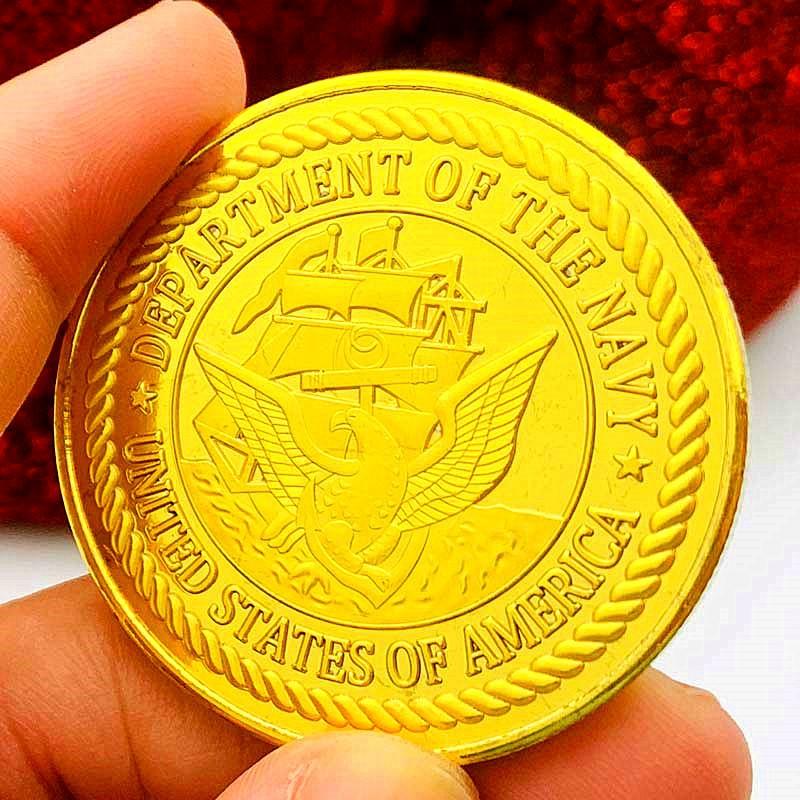 F-22 Raptor Combat Aircraft, Gold Plated Color Printing Commemorative Medal, Craftsmanship, Air Force Creative Gift, Gold Coins and Coins