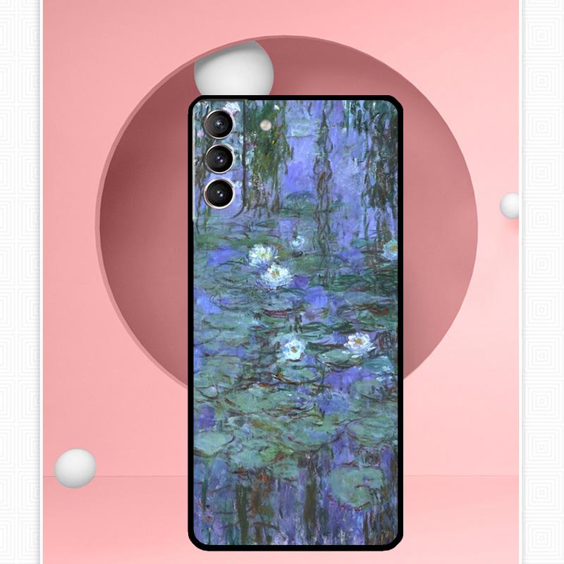Claude Monet Art Painting Case For Samsung Galaxy S25 Ultra S21 S22 S23 S24 Ultra S9 S10 S20 Plus S25 FE Cover Funda