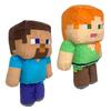 Popular characters in large plush toys. BIG Plush Toys: Alex and Steve, set of 2, approximately 35cm. Official merchandise.
