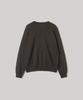 ANOTHER OFFICE Whole Garment Crew-Neck Knit (Dark Brown)