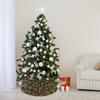 Delicate Sequin Christmas Tree Skirt Sequin Glitter Christmas Tree Skirt Practical Stand Cover for Seasonal Decors