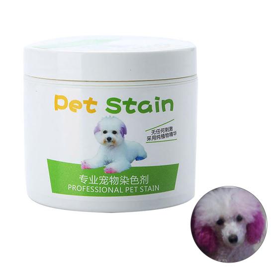 

Pet Dye No Heating Non-Toxic Temporary Hair Color Cream for Dogs Cats Safe Skin Silky Vibrant Colors for Parties Photos and Holidays H