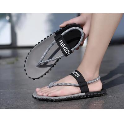 Mode Original Herren Zwei-Wege-Sandalen Mode Strandschuhe Farblich passend Elastisch Flach Bequem Trendig Verschleißfest Große Größe