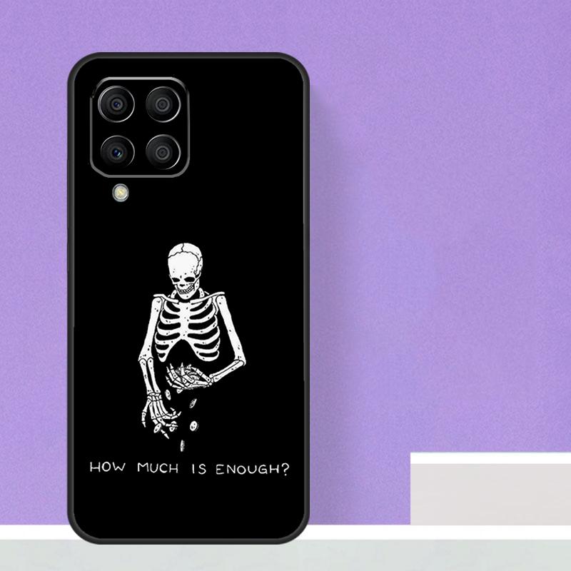 Aesthetics Skeleton Case For Samsung Galaxy M21 M31 M15 M55 M56 M36 M16 M06 M13 M33 M53 M12 M32 M52 M14 M34 M54