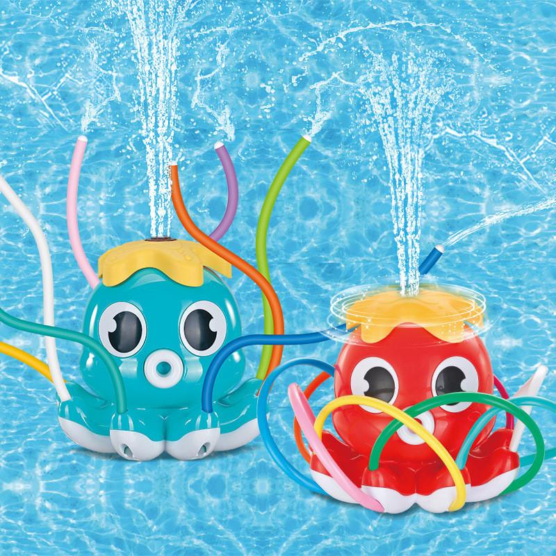 Colorful Outdoor Water Play Toy Sprinkler Octopus For Fun And Engagement In Backyard