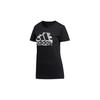 T Shirts Women's Black Crew Neck Moderate Straight Fit ED8169
