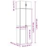 High Cabinet Sonoma Oak 70 x 42.5 x 225 cm Particleboard
