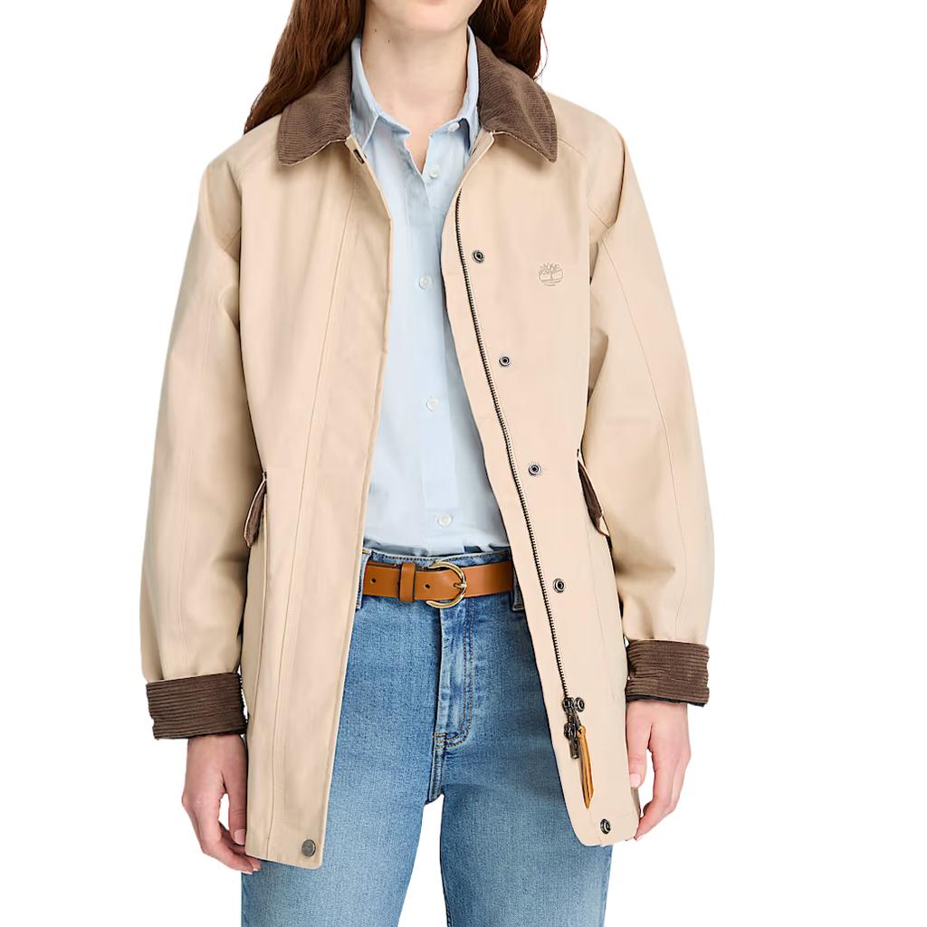 Timberland Wenham Waterproof Windproof Solid Color Long Sleeve Coat Women Coats A2QPD-Y94