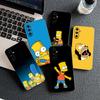 The S-Simpsons-Cartoon Bart Casing Phone Cover for Huawei P30 P20 Mate 10 20 Lite Pro Y7 Y8S Y9A Y9 Prime P Smart 2019 Soft Case