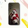 Halloween A-Art the C-Clown Phone Case For Samsung Galaxy A 80,72,73,91,53,22,51,52,5G,Plus,J,Note Soft Black Cover