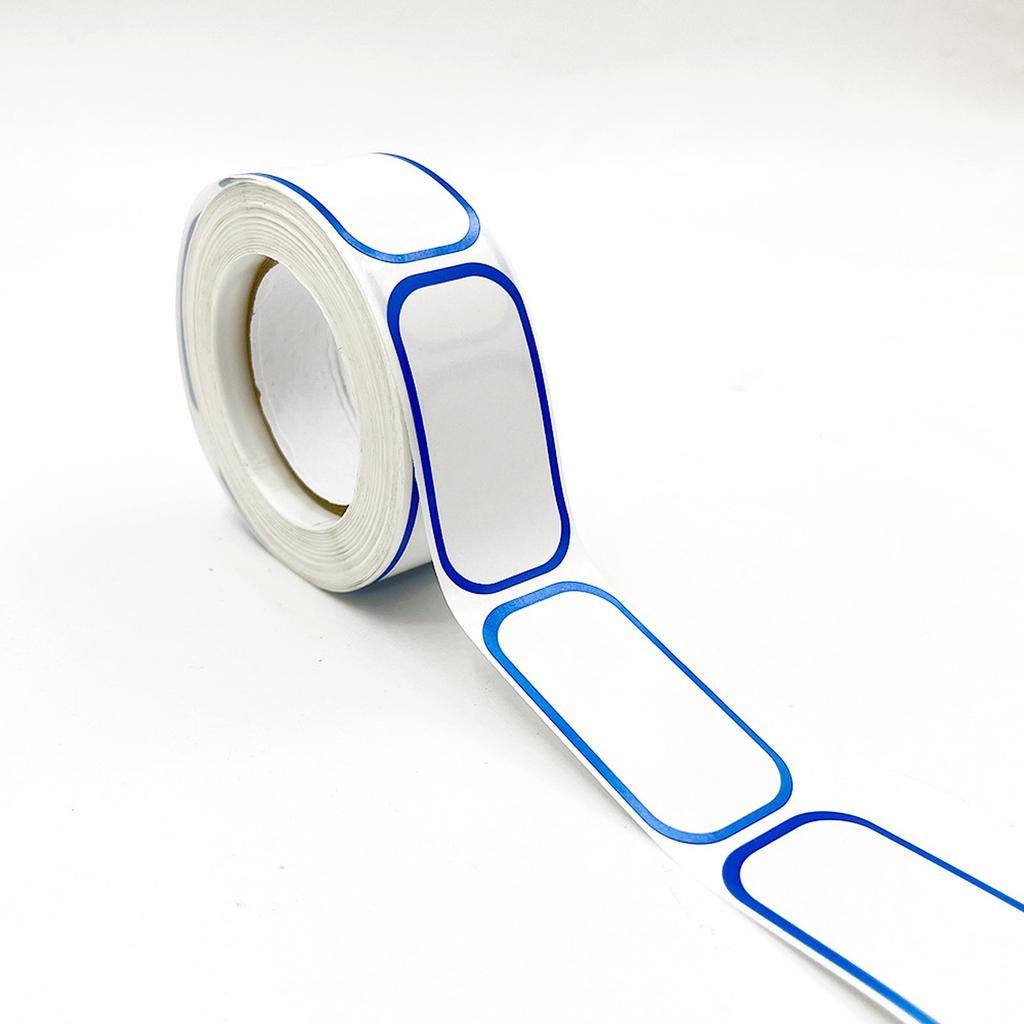 Colorful Blank Label Stickers Roll Handwritten Marking Stickers Self-Adhesive for Jars Bottles Seasoning