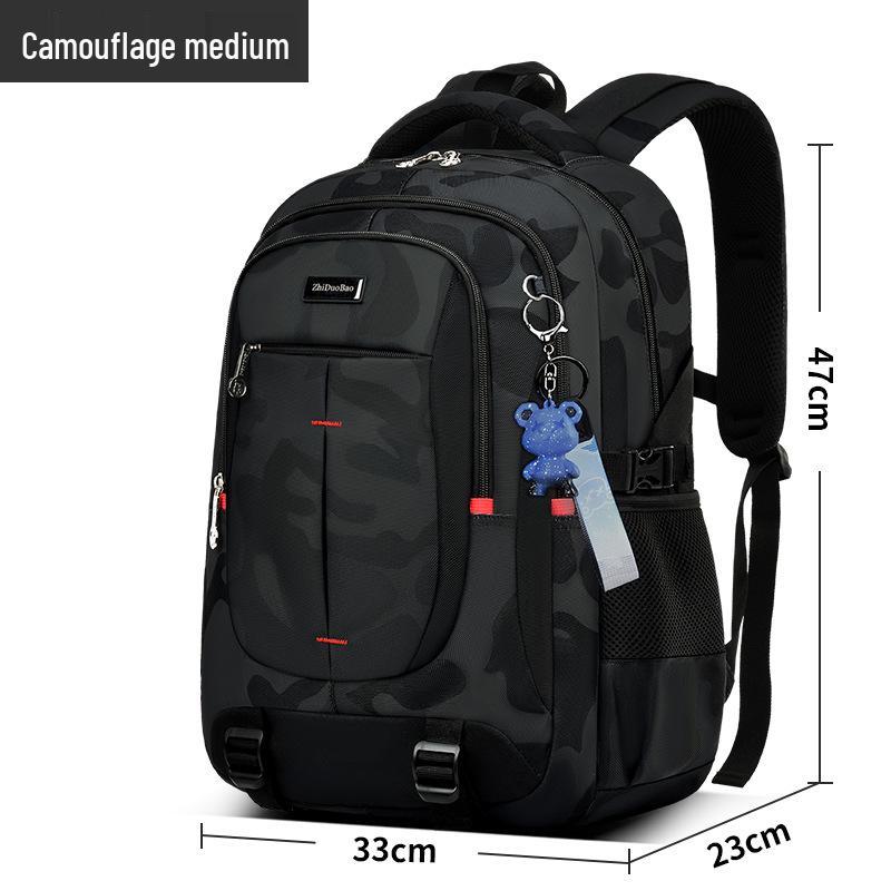 

Capybara Style Lightweight Large Computer Backpack for Boys - Spine Protection & Double Shoulder Support