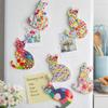 Cute Hot Stamping Sticker Cartoon Fridge Magnets Colorful Cat Refrigerator Sticker  Office Desktop